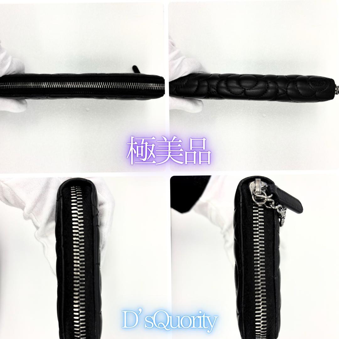 【正規品】極美品★シャネル★カメリア☆財布☆ラウンドジップ☆マトラッセ