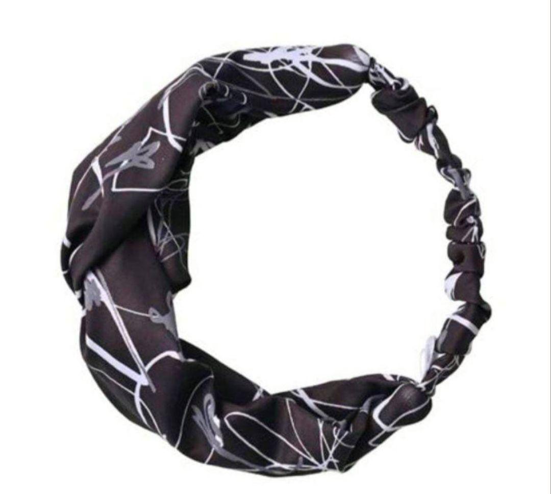 SUKALA　リボンフラワープリントブラトップレギンスヘアバンド3点セット　新品