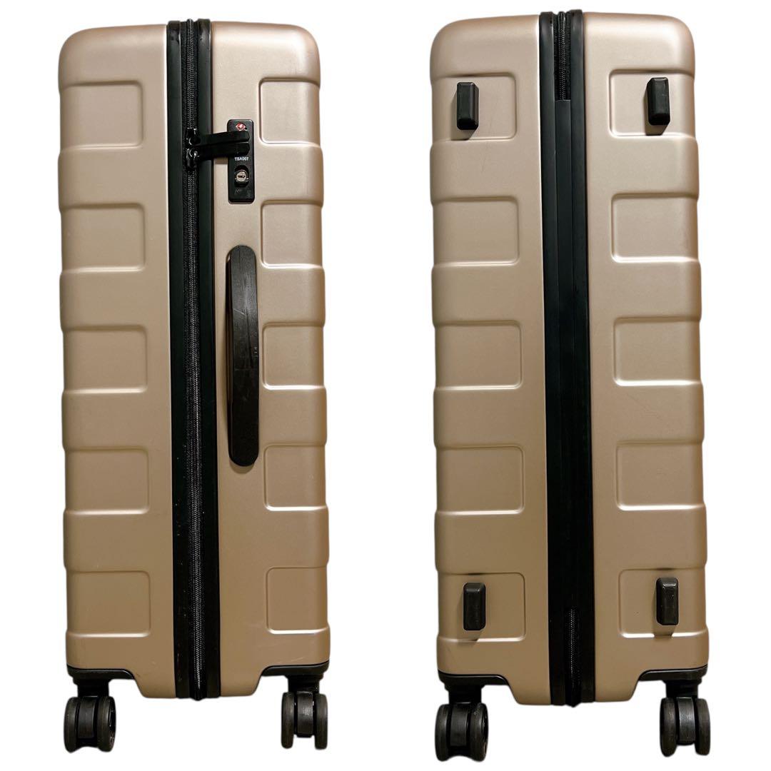 無印良品 MUJI バーを自由に調節できるキャリーケース 75L スーツケース