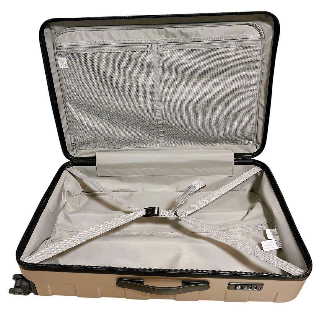 無印良品 MUJI バーを自由に調節できるキャリーケース 75L スーツケース