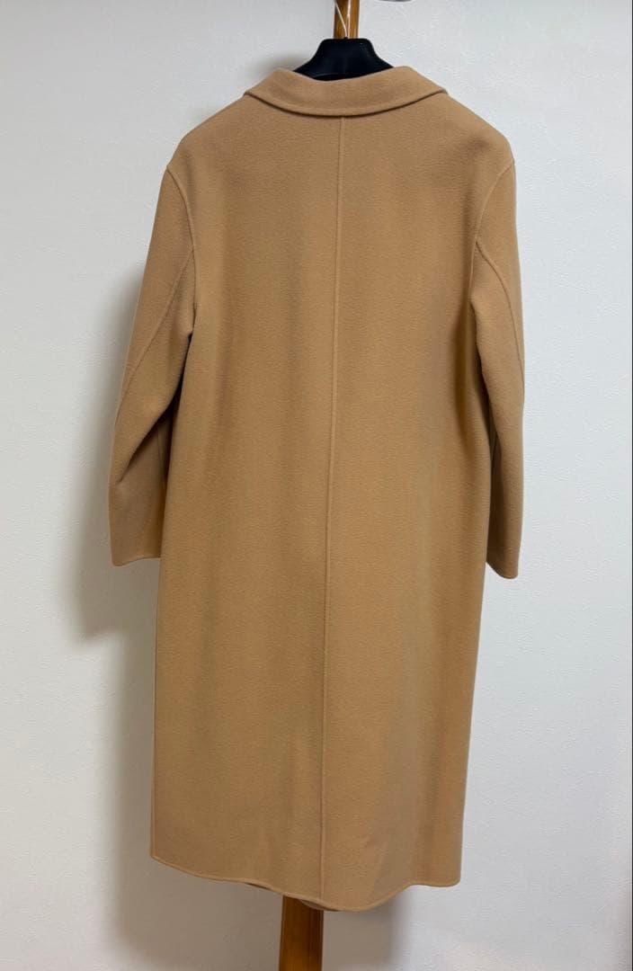 23区 サイズ38 ウールリバーロングコート キャメル