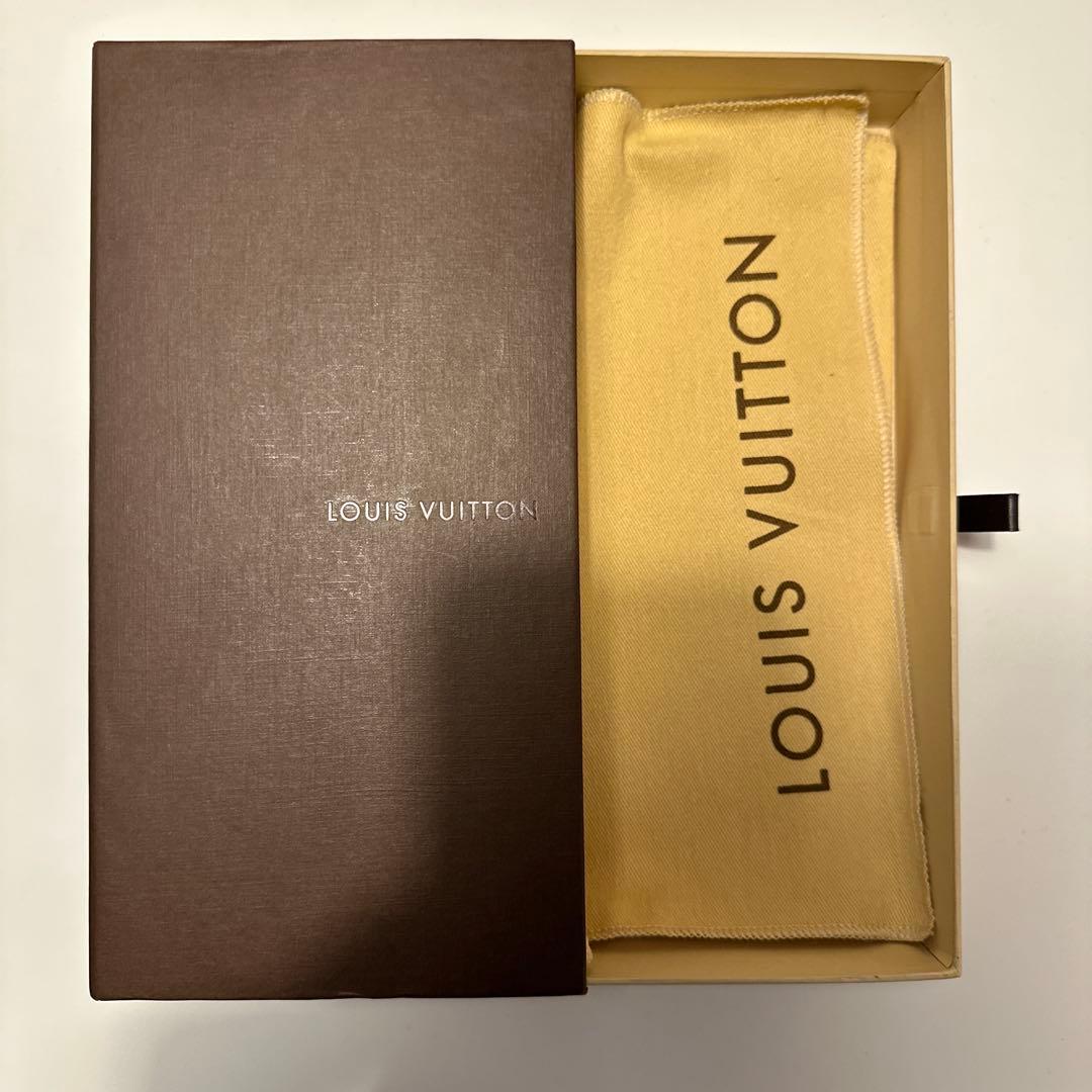 【美品】LOUIS VUITTON ネイビー モノグラム　ネクタイ