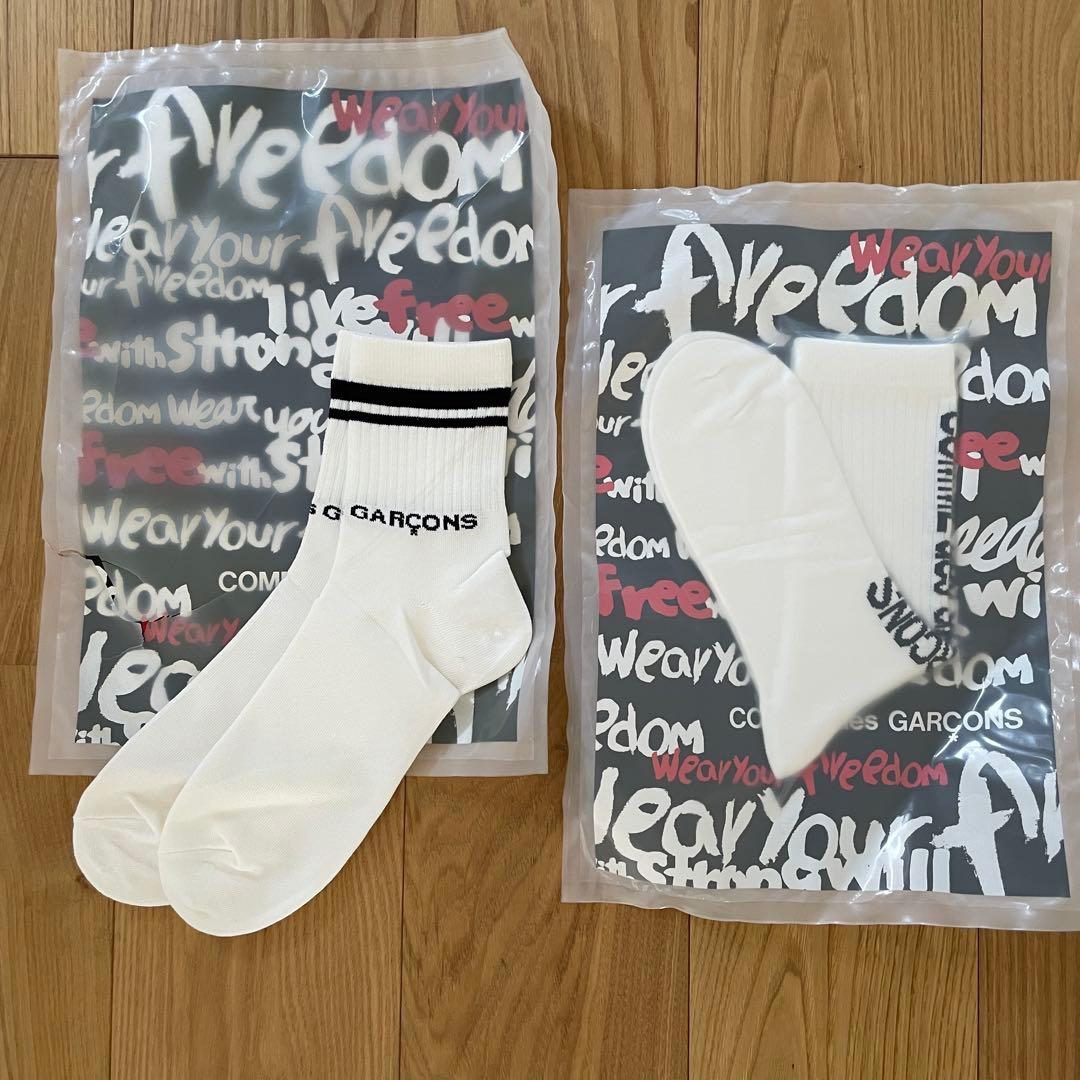新品 コムデギャルソン　ロゴソックス　サカナクション　山口一郎着用