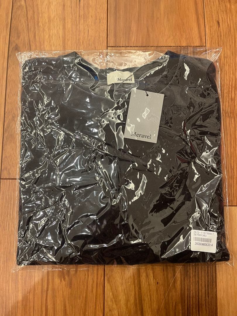 【新品未使用】Meravel ミーラベル ベロアT チャコールグレー高橋志津奈