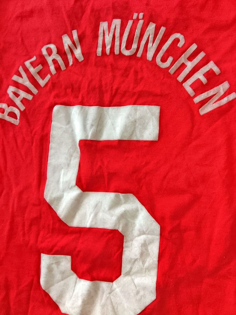 ヴィンテージユニフォームバイエルンミュンヘン長袖No.5アディダス80～90年代