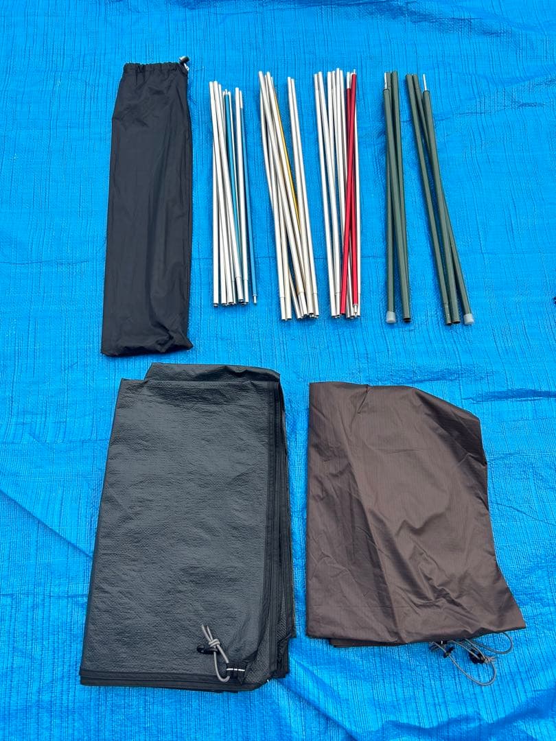 テントファクトリー ブルーウィンド 4シーズン トンネル2ルーム テント