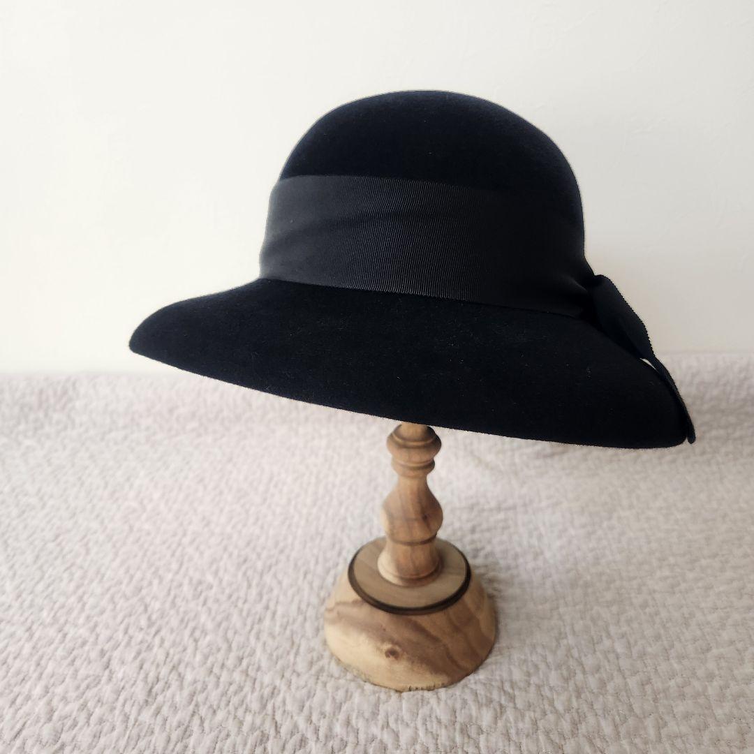 美品★ケイタマルヤマ　ウールハット　　帽子　ハット　マキシン　コラボ