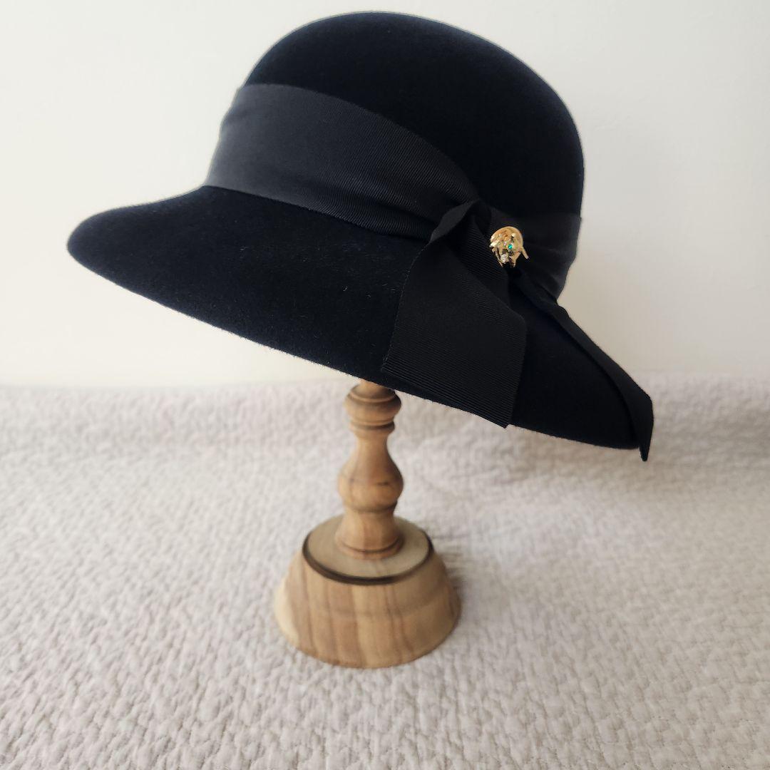 美品★ケイタマルヤマ　ウールハット　　帽子　ハット　マキシン　コラボ