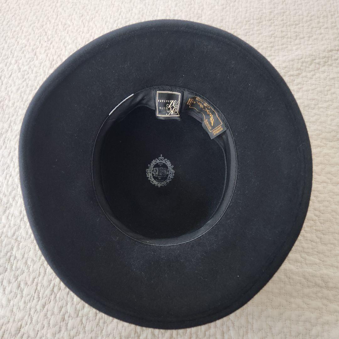 美品★ケイタマルヤマ　ウールハット　　帽子　ハット　マキシン　コラボ