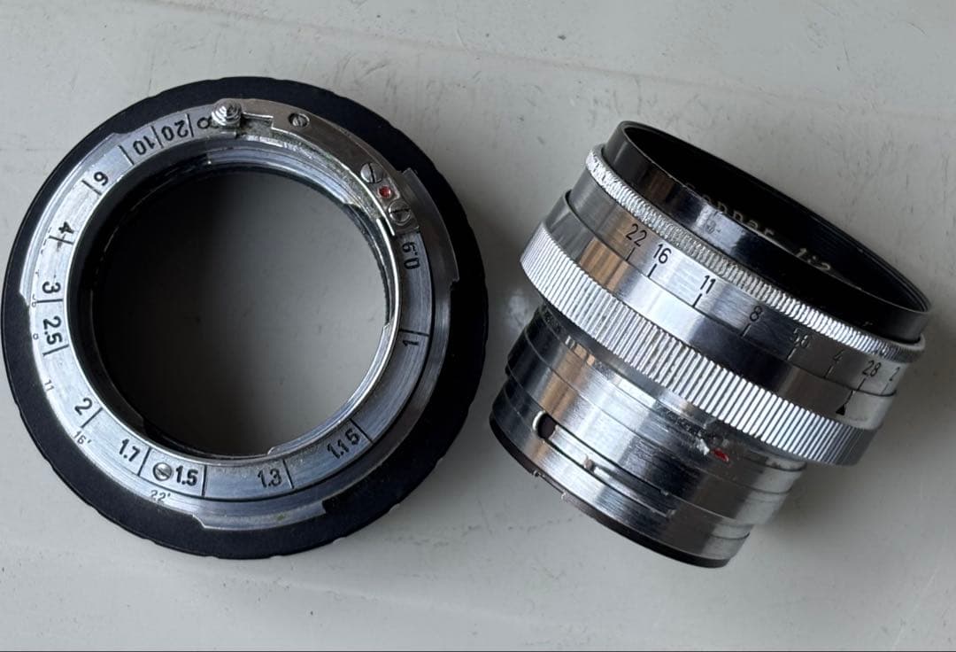 Zeiss Opton Sonnar 50mm f2 ＋マウントアダプター