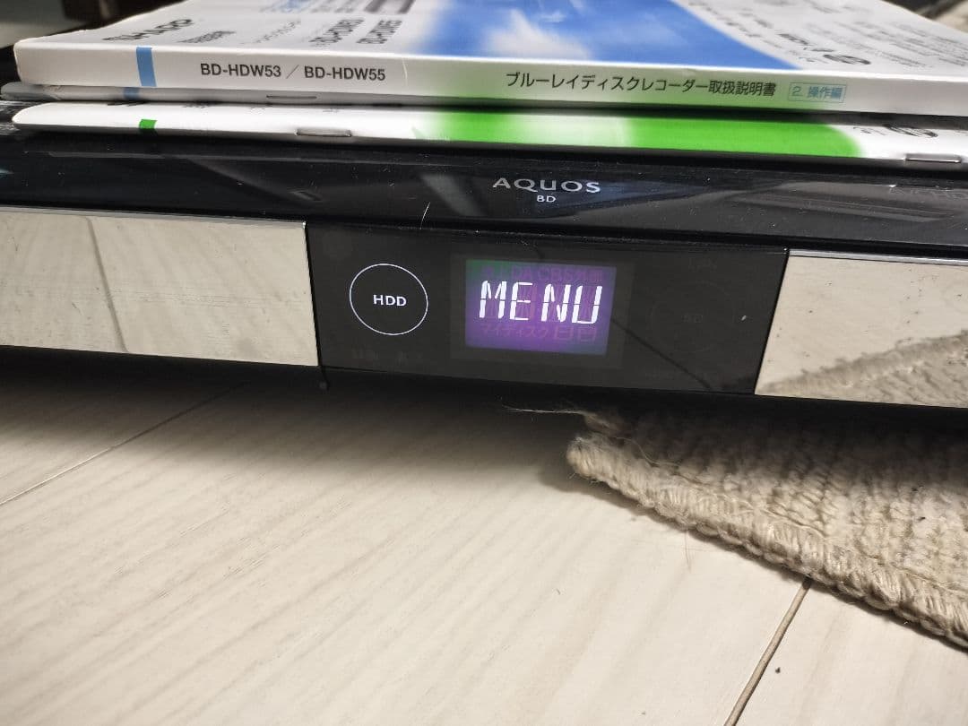 ☆シャープ ブルーレイレコーダー SHARP BD 2番組 録画 DVD 家電