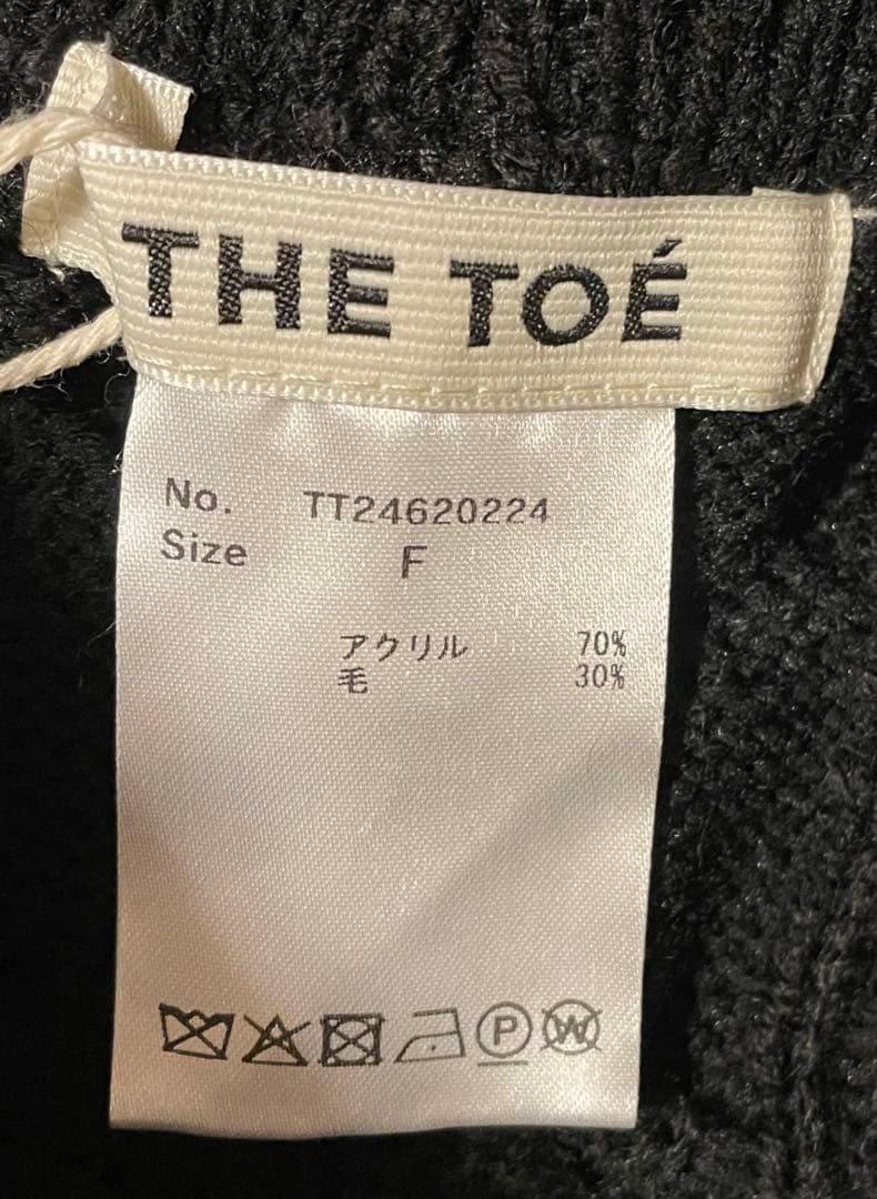 THETOE Leadenhall Pants ニットショートパンツ　ブラック