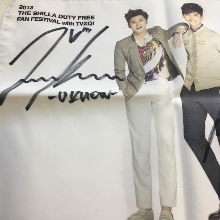 東方神起 直筆サイン