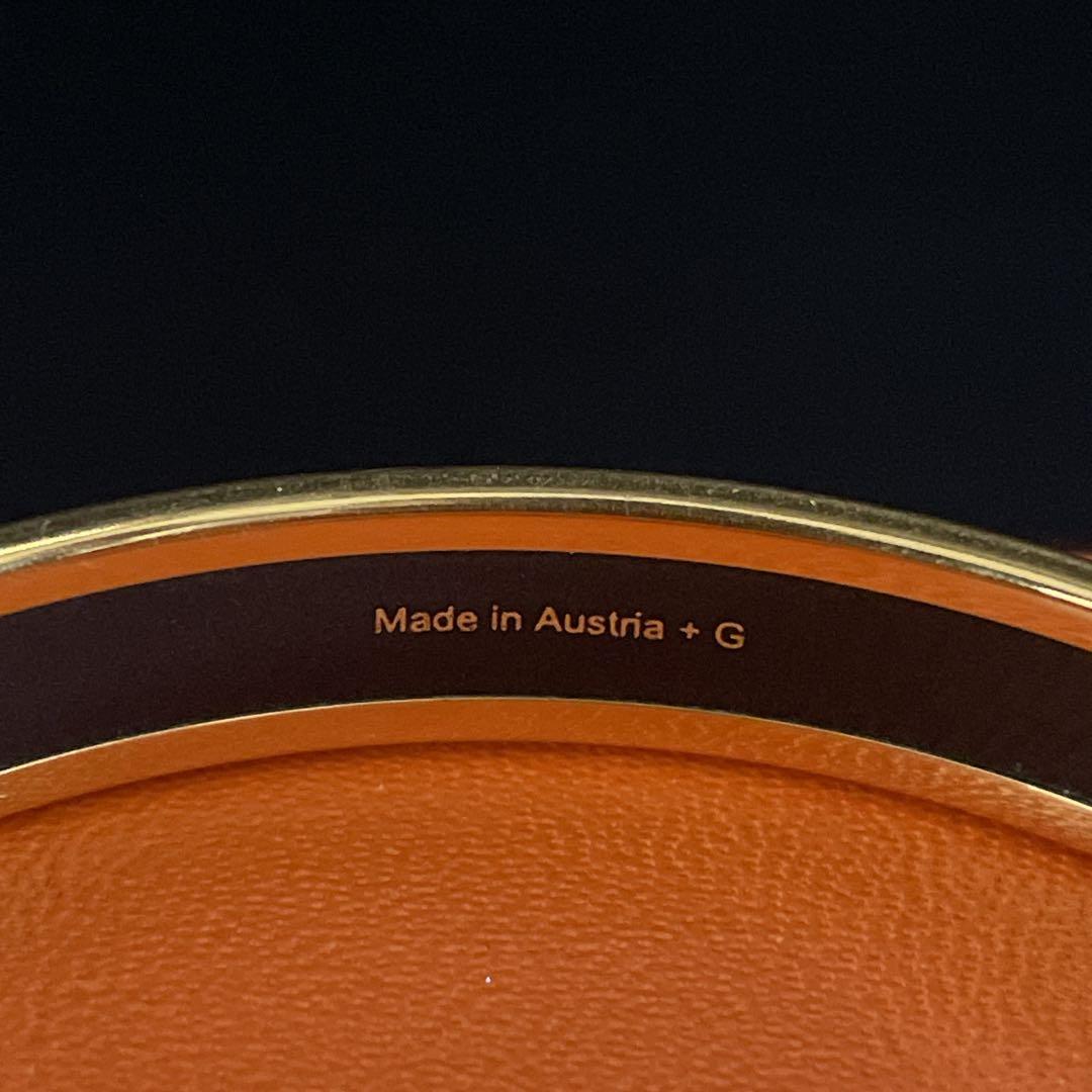 鑑定済み　エルメス バングル エマイユMM 腕輪 ブレスレット　七宝焼き　馬車