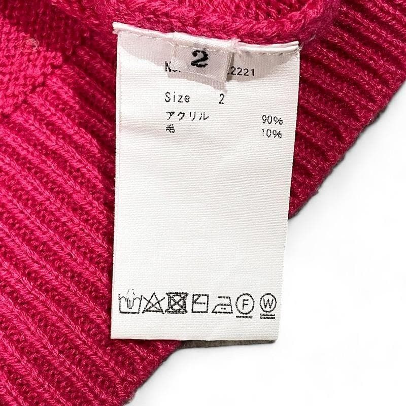 美品 CPG シーピージーゴルフ ウール混 ニット セーター ロゴ 柄 2