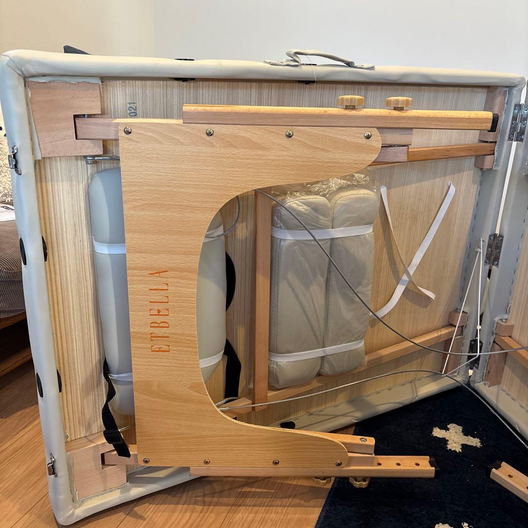 ETBELLA 軽量 折りたたみ マッサージベッド 木製