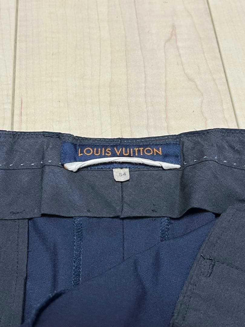 louisvuitton☆シングル2Bスーツ/紺/裏地ヴィヴィエンヌused品