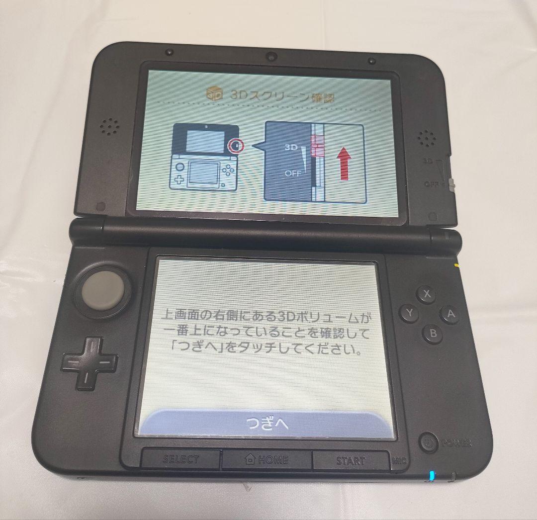 即購入歓迎!!　ニンテンドー3DS LL ブルー×ブラック