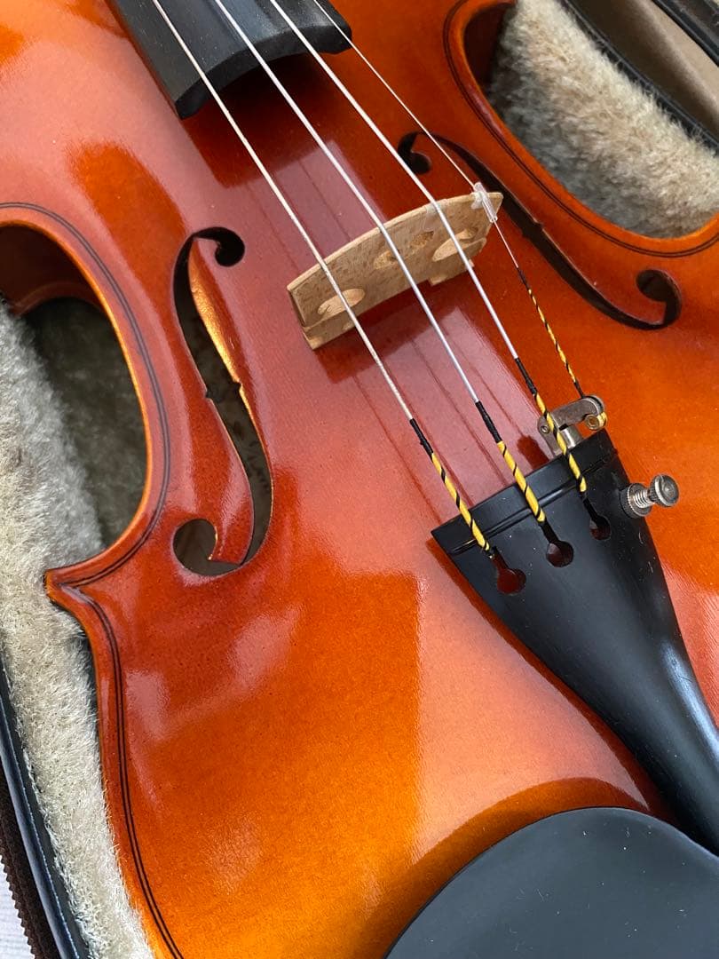スズキバイオリン 本体 ブラウン ケース付き 4/4 no.280