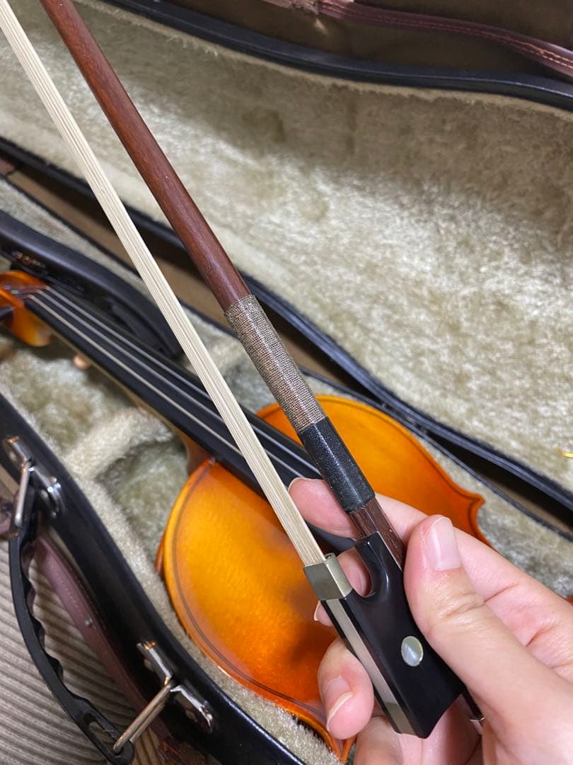 スズキバイオリン 本体 ブラウン ケース付き 4/4 no.280