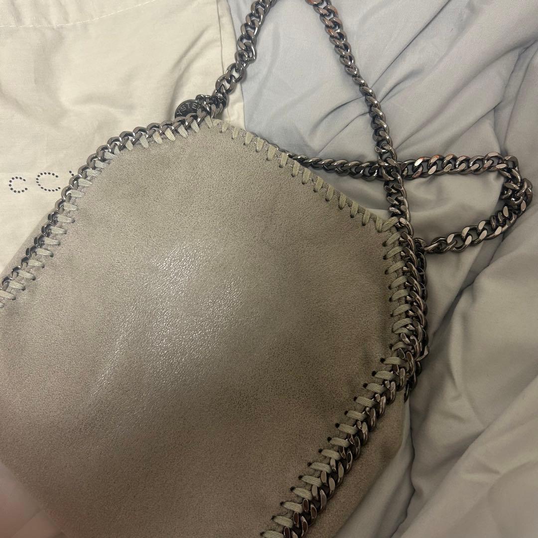 STELLA McCARTNEY ファラベラタイニー　グレー ショルダーバッグ