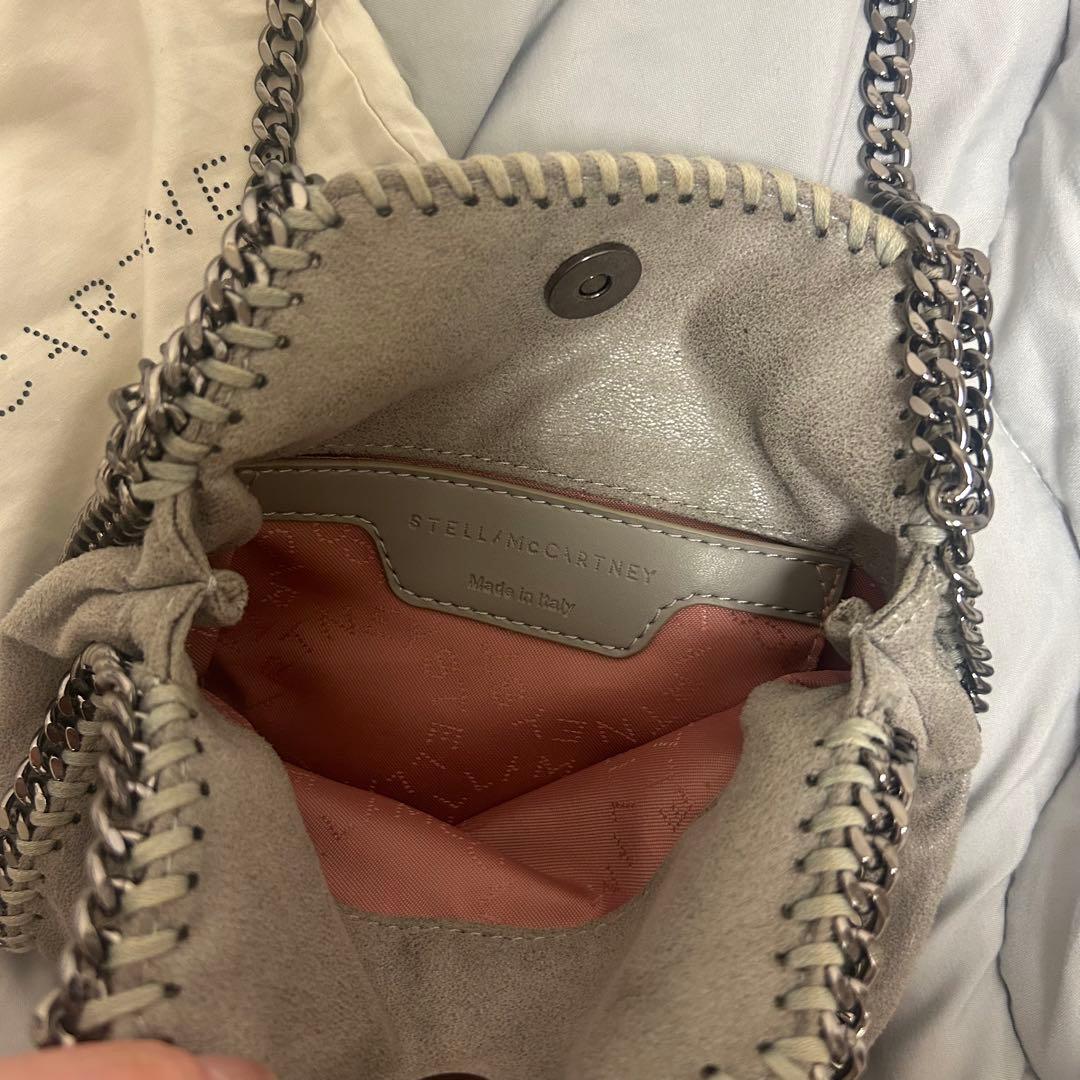 STELLA McCARTNEY ファラベラタイニー　グレー ショルダーバッグ