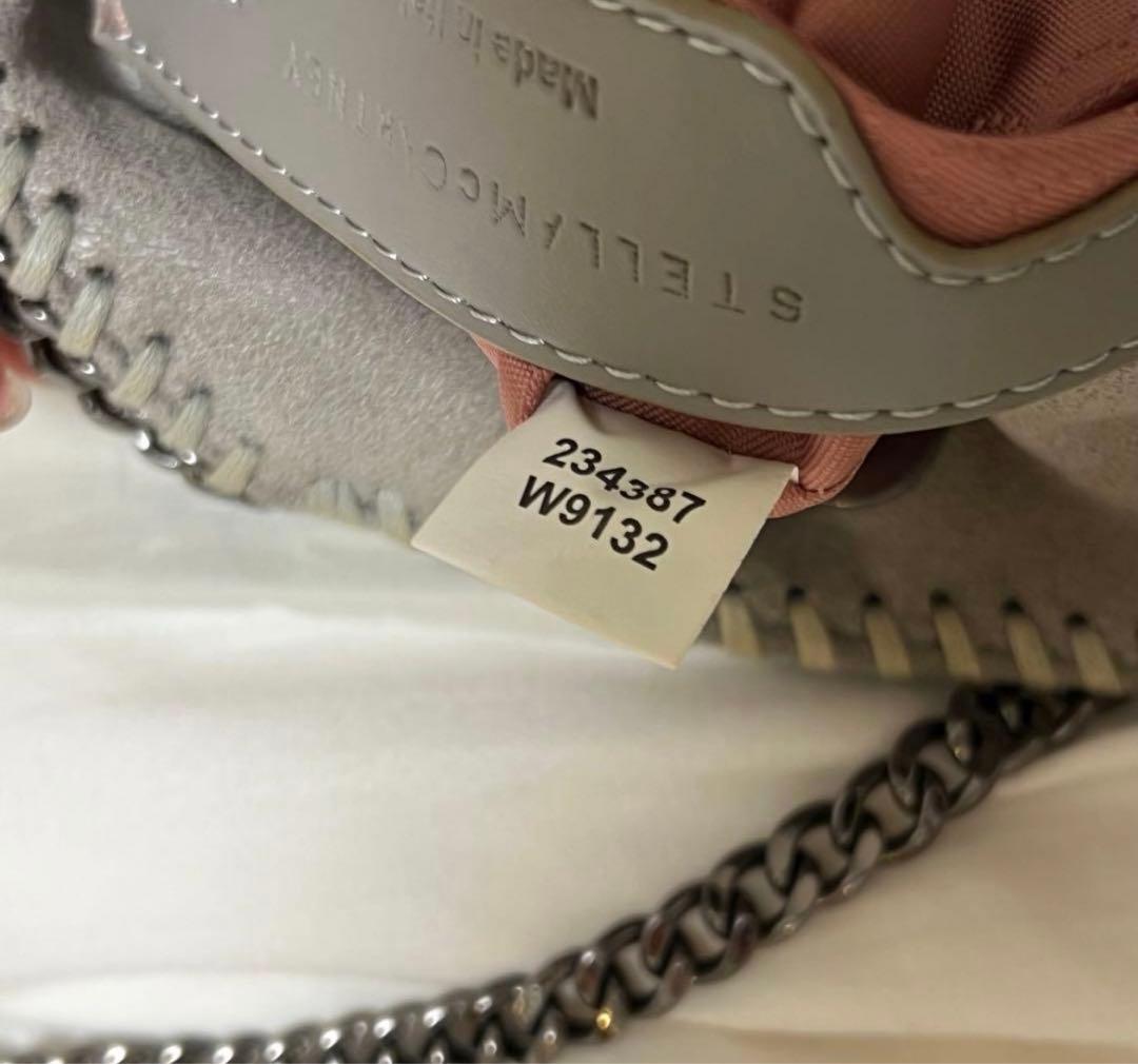 STELLA McCARTNEY ファラベラタイニー　グレー ショルダーバッグ