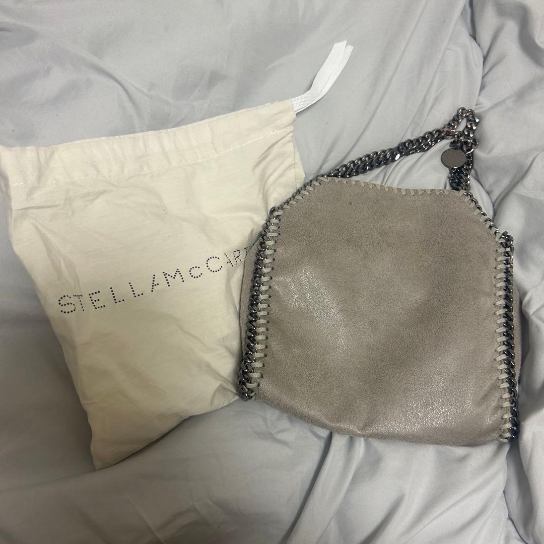 STELLA McCARTNEY ファラベラタイニー　グレー ショルダーバッグ