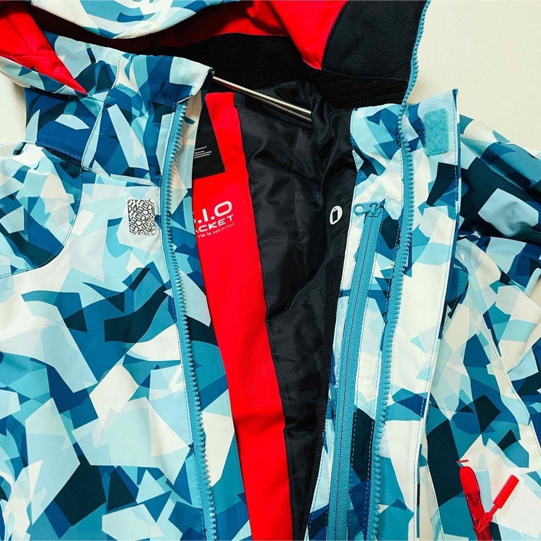 6643 デサント　ジャケット　スキーウェア　S.I.O 中綿入り　総柄