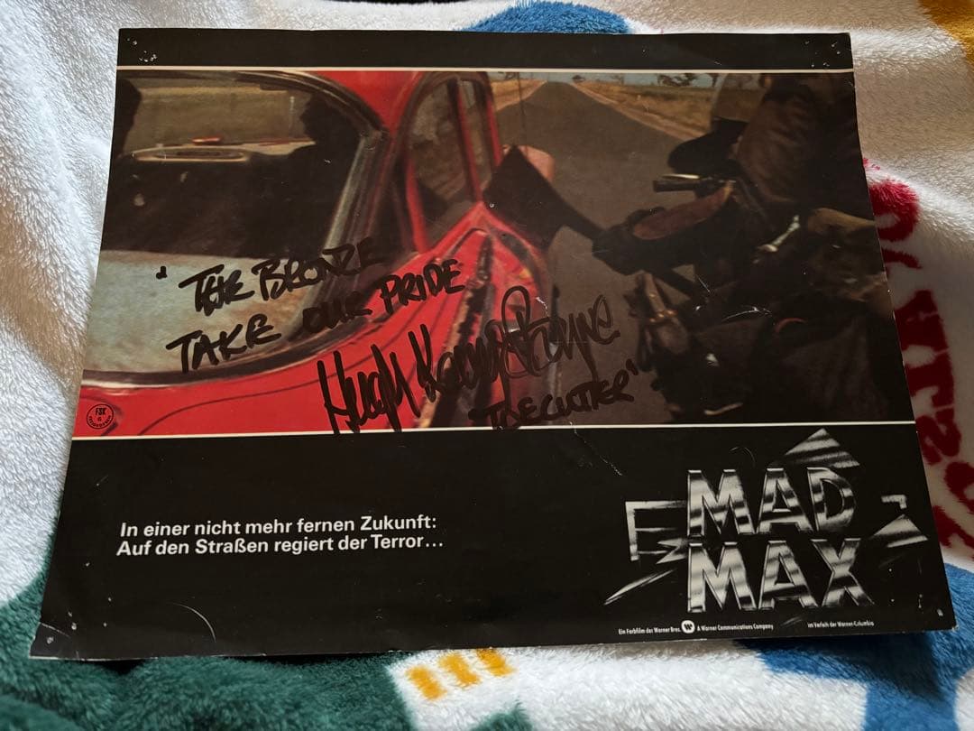 激レアMadMax トゥカッター　イモータンジョーサイン入り　マッドマックス