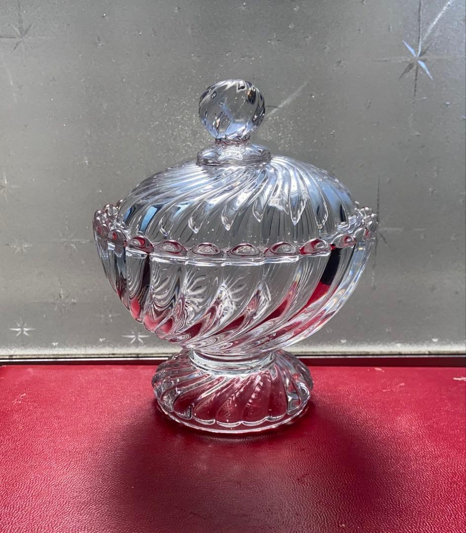 バカラ バンプー　キャンディーポット　物入れ　容器　菓子入れ