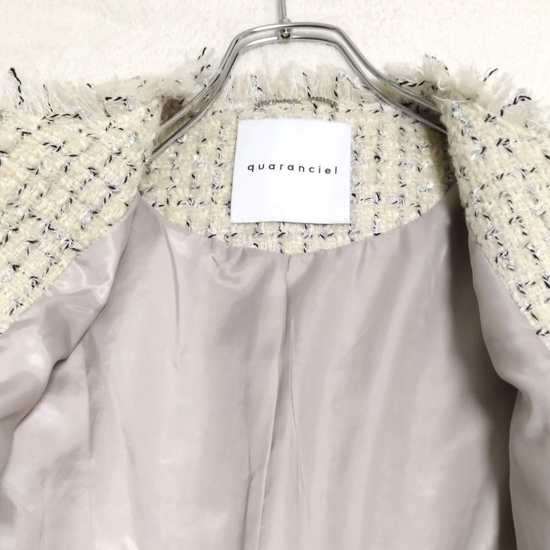 r*i様 SHIPS　quaranciel　ファンシーツイードノーカラージャケッ