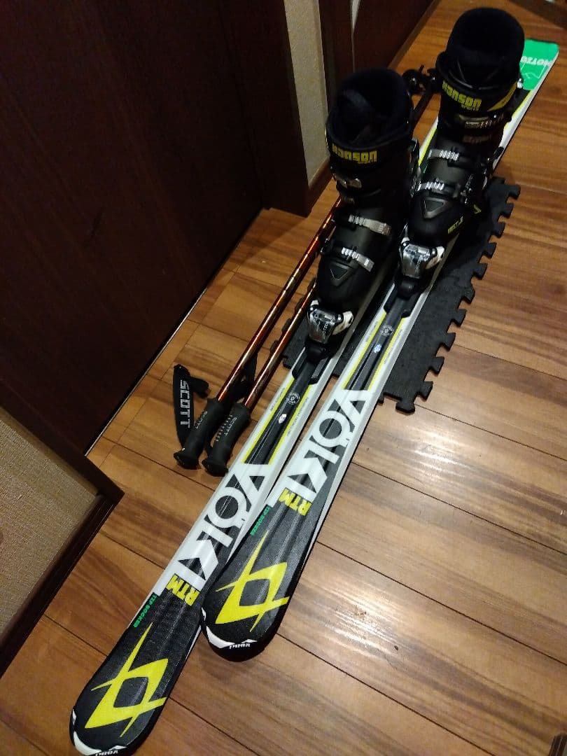 【ハイエンド】VOLKL/学生・メンズ用/スキーセット/メンテ・WAX済み✔