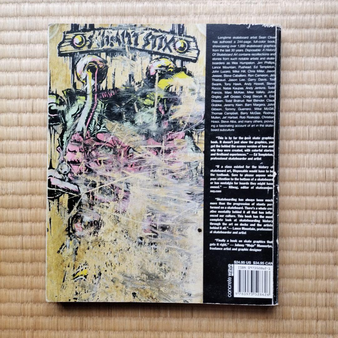 洋書 Disposable a History of Skateboard Art