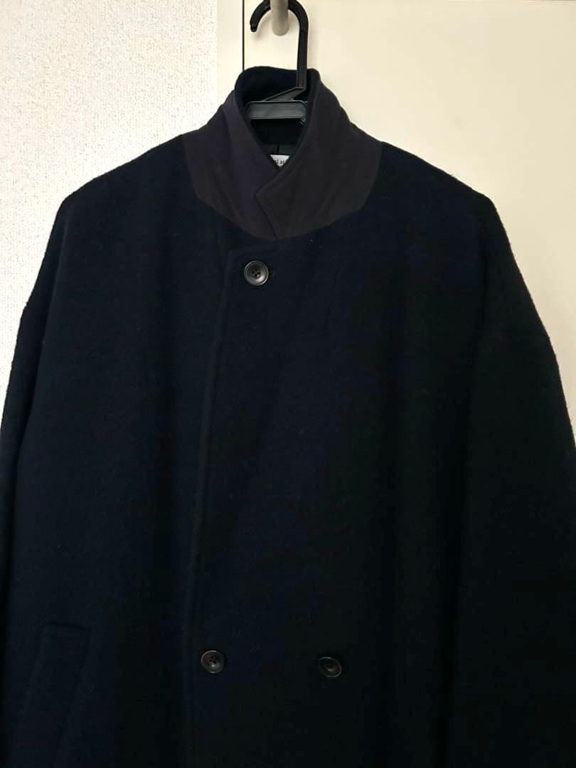 ジャーナルスタンダードラックス　チェスターコート ロングコート　紺色　ネイビー