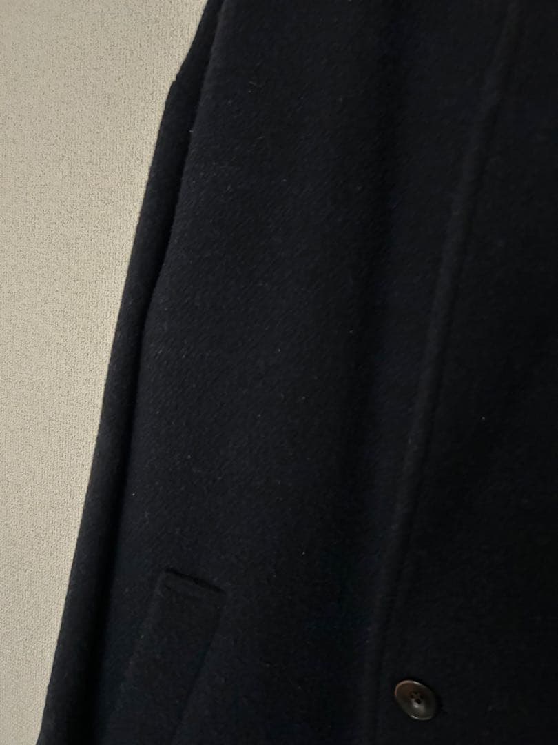 ジャーナルスタンダードラックス　チェスターコート ロングコート　紺色　ネイビー