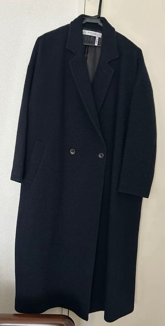 ジャーナルスタンダードラックス　チェスターコート ロングコート　紺色　ネイビー