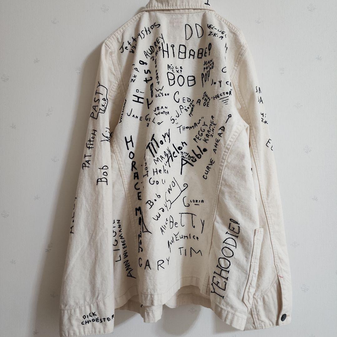 試着のみ　デニム&ダンガリー　ネップチノラクガキジャケット02 160 M