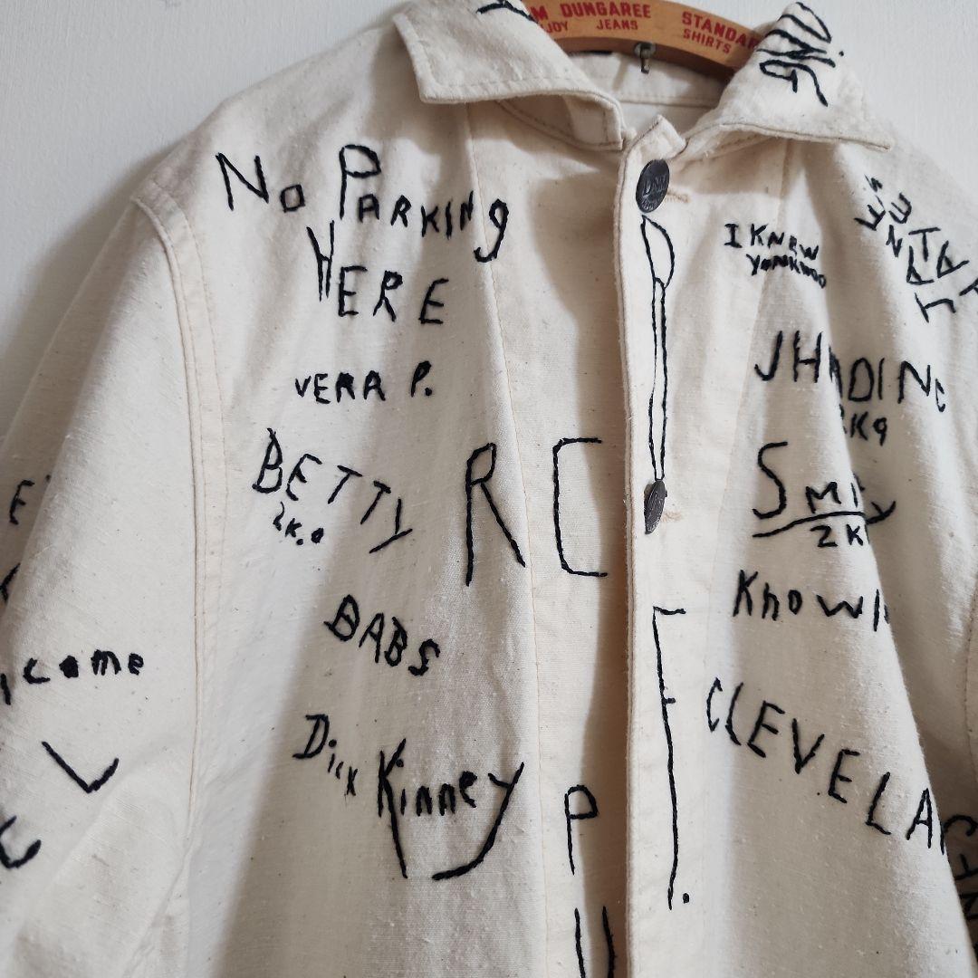 試着のみ　デニム&ダンガリー　ネップチノラクガキジャケット02 160 M