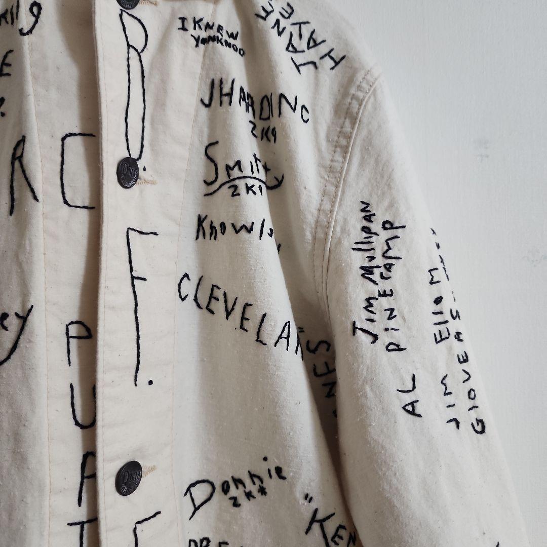 試着のみ　デニム&ダンガリー　ネップチノラクガキジャケット02 160 M