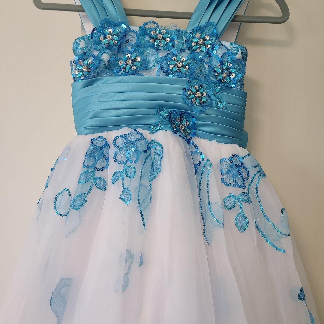 ベリージェネ オーダードレス 身長130cm サマースカイキッズドレス