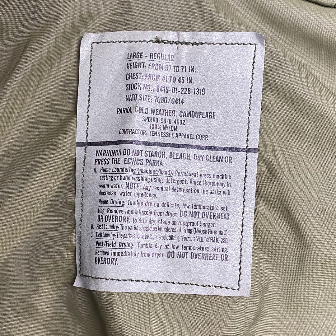 US ARMY 米軍 ECWCS GEN1　01　ゴアテックス　パーカー
