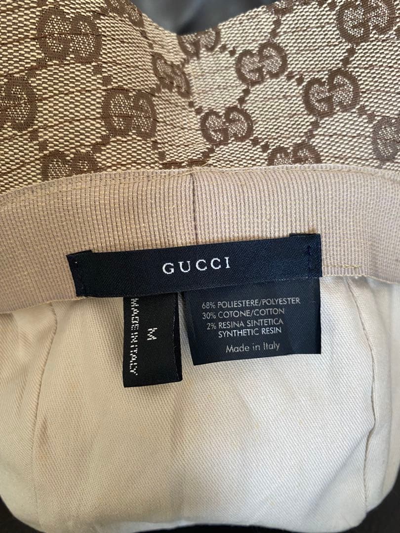 GUCCI バゲットハット Mサイズ(レディース)