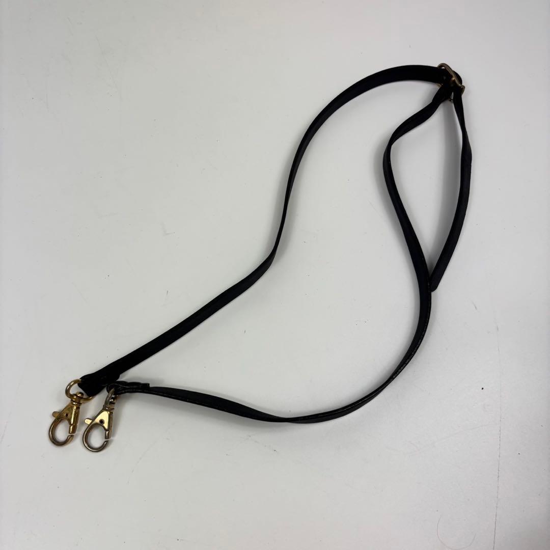 セリーヌ Cマカダム柄 馬車金具 ショルダーバッグ　ネイビー　2way