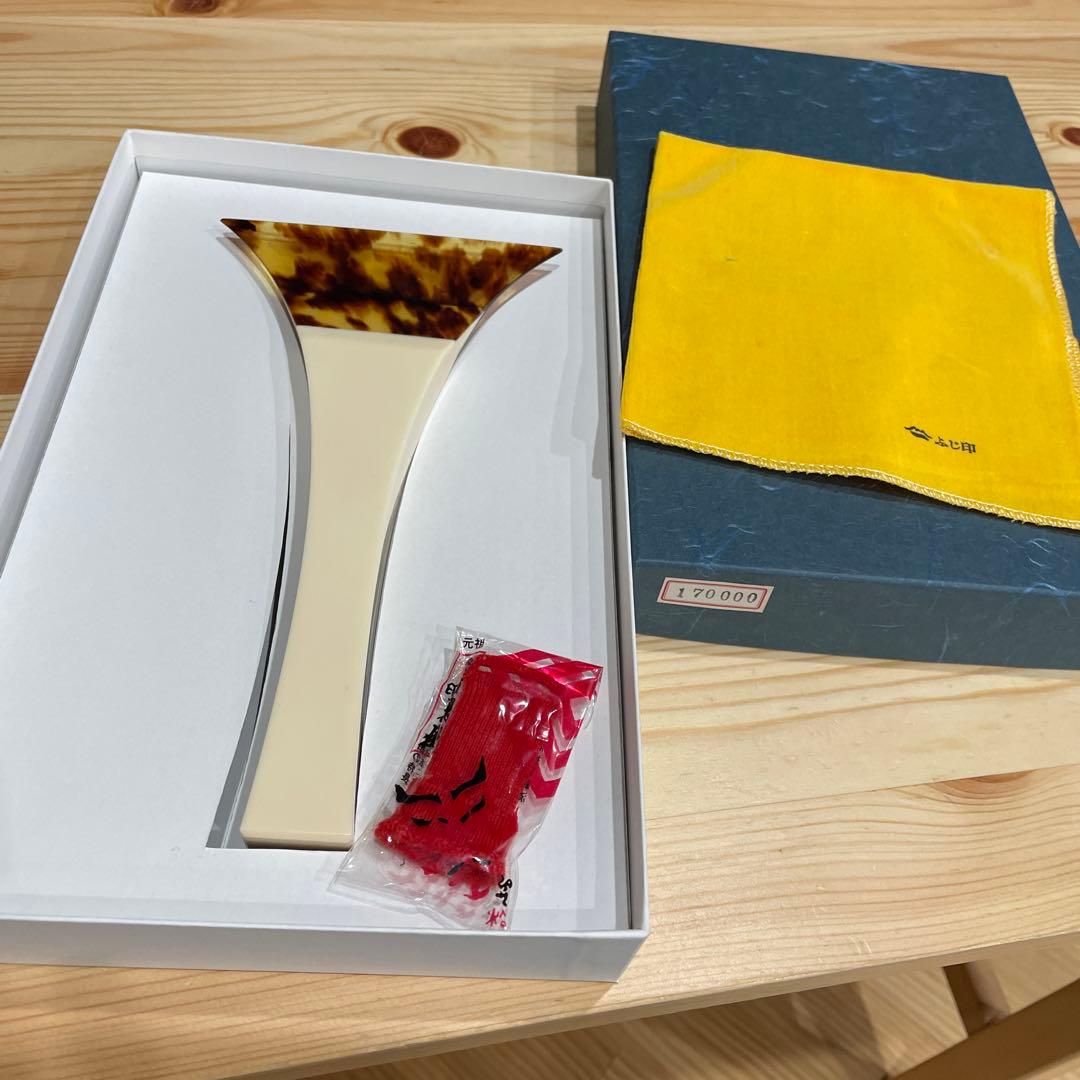 中古　ふじ印　三味線バチ 鼈甲