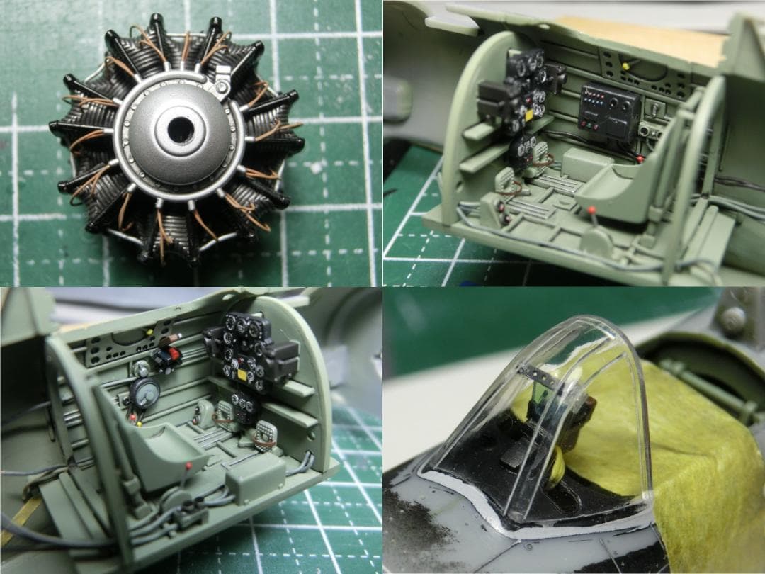ハセガワ1/48 Ki-44-Ⅱ　鍾馗　 完成品