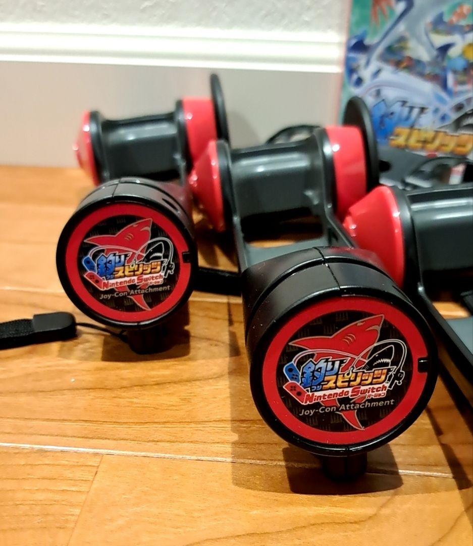 Switch　釣りスピリッツ ソフト　アタッチメント４個セット　サオコン