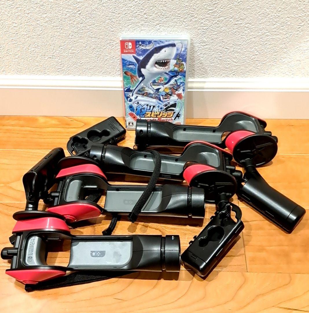 Switch　釣りスピリッツ ソフト　アタッチメント４個セット　サオコン