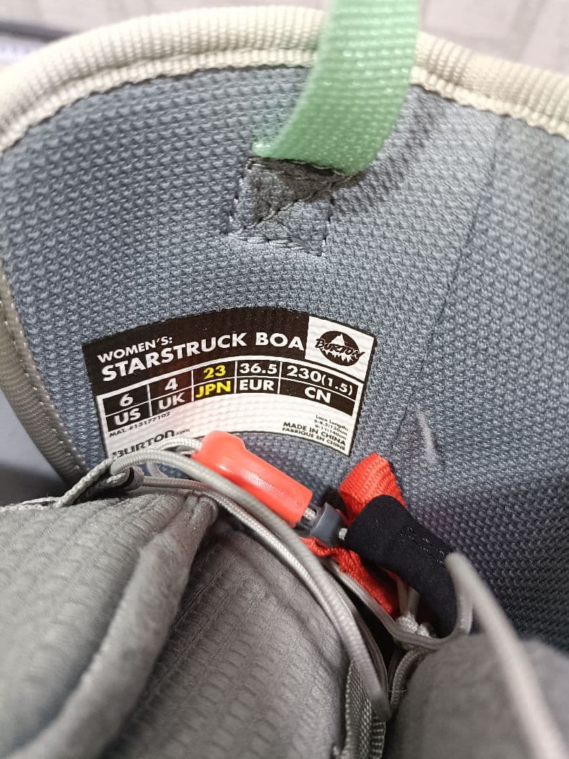 BURTON STARSTRUCK BOA 23センチ バートン レディース