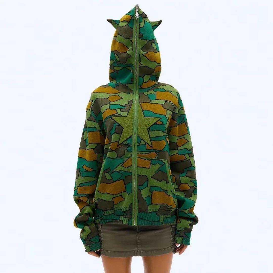 廃盤Heaven by Marc Jacobs 迷彩柄パーカー　XG JURIN